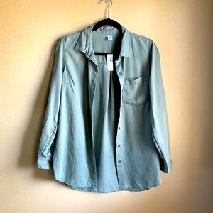 NWT Old Navy Button-down Long Sleeve Top